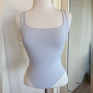 Aritzia Babaton Soft Gray Bodysuit